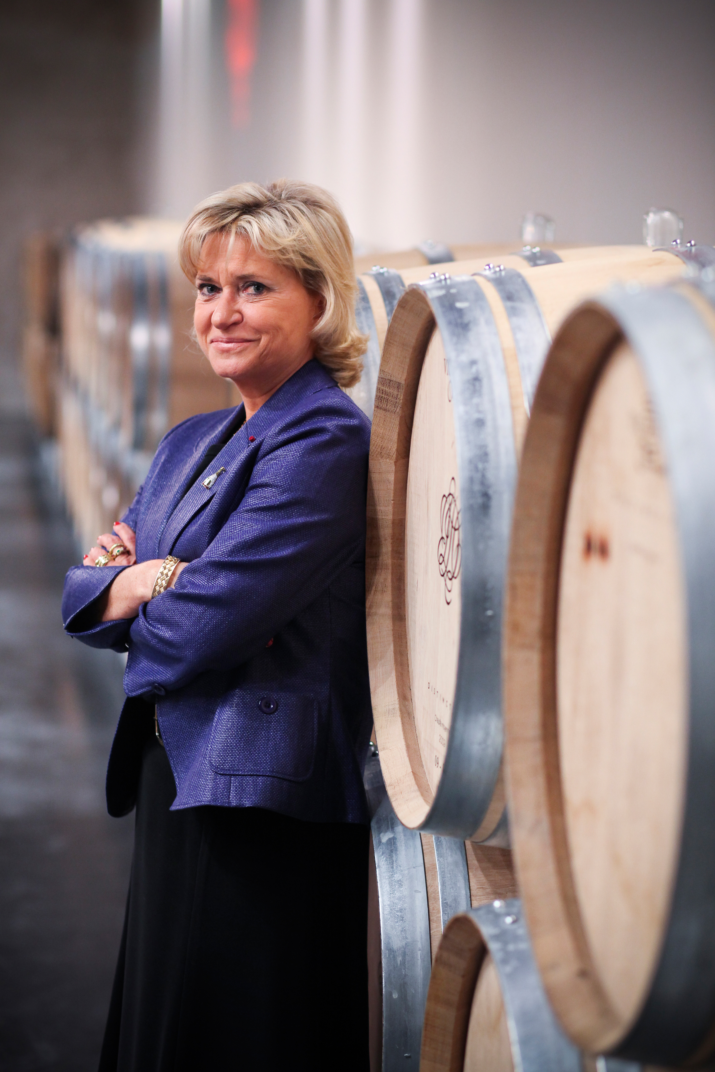 Carol Duval Leroy Barrique cellar